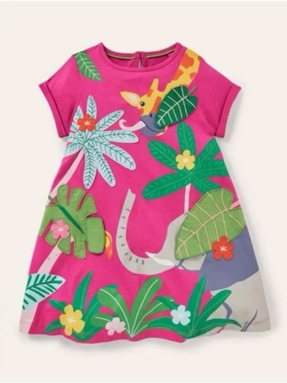 Mini boden 8/9 lift the flap jungle dress